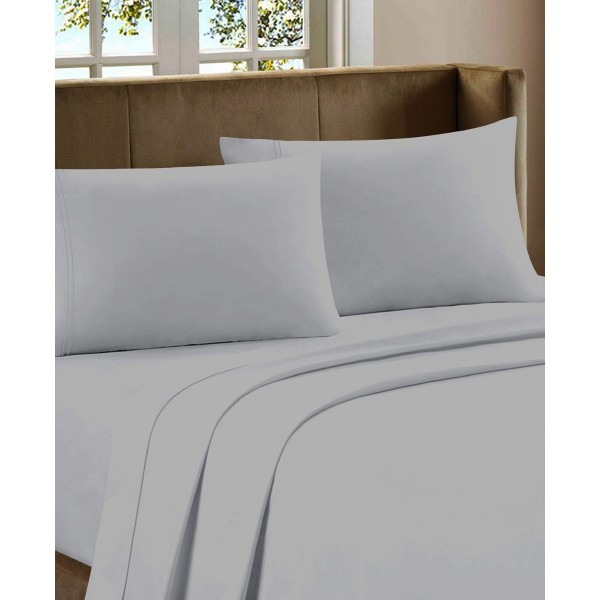 800 Thread Count Wrinkle Resistant Sateen Solid Sheet 4 Piece Set,