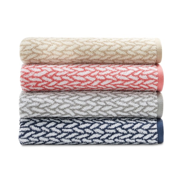 Basketweave Antimicrobial Bath Towel, 30