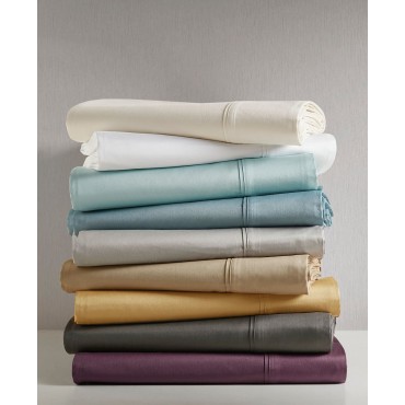 600 Thread Count Pima Cotton Sateen 4-pc Sheet Set, 600 Thread Count Pim...