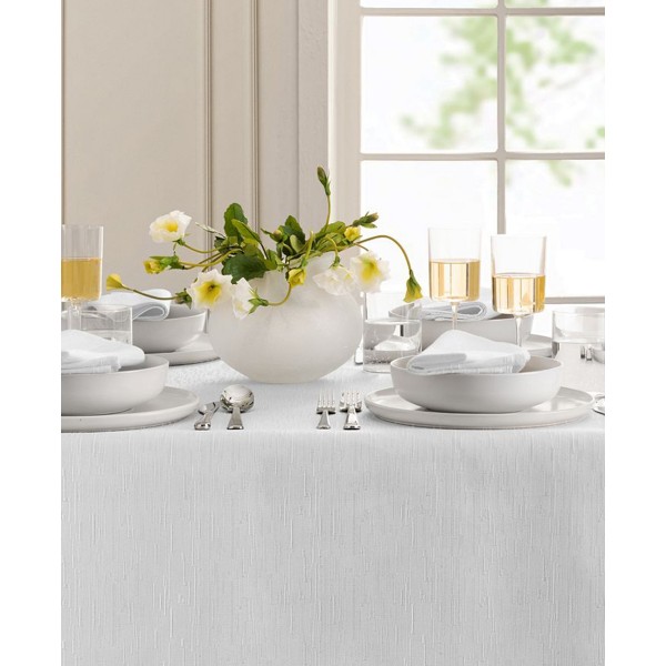 Solid Texture Water and Stain Resistant Tablecloth, 60