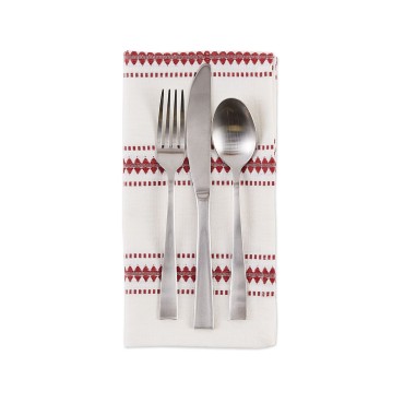Design Import Zig Dobby Stripe Napkin, Set of 6 Design Import Zig Do...