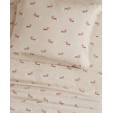 Printed Flannel 3-Pc. Sheet Set, Twin