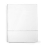 Solid 550 Thread Count 100% Cotton Flat Sheet, Twin Solid 550 Thread Cou...