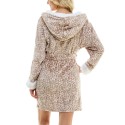 Women's Deluxe Touch Leopard-Print Robe