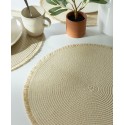 Fringed Round Placemat, Set of 4