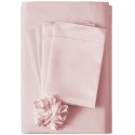 Microfiber 5-Pc. Sheet Set with Satin Pillowcases and Satin Hair-Tie, Twin