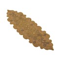 Beaded Scroll Motif Table Runner
