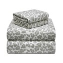 Whimsical Printed Flannel Sheet Set, Twin