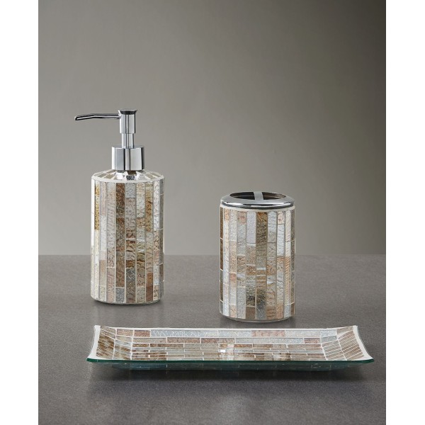 Mosaic 3pc Bath Accessory Set