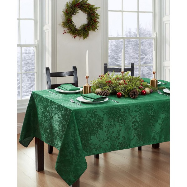 Poinsettia Elegance Damask Collection