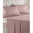 4 Piece Deep Pocket Microfiber (Muted, Vibrant, Heathered) Sheet Set -