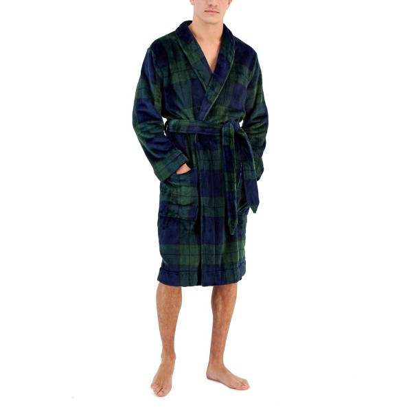 Men's Plush Pajama Robe