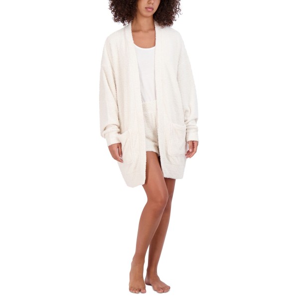 Women's Chenille Cardigan & Scrunchie Set