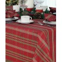 Shimmering Plaid Tablecloth Collection