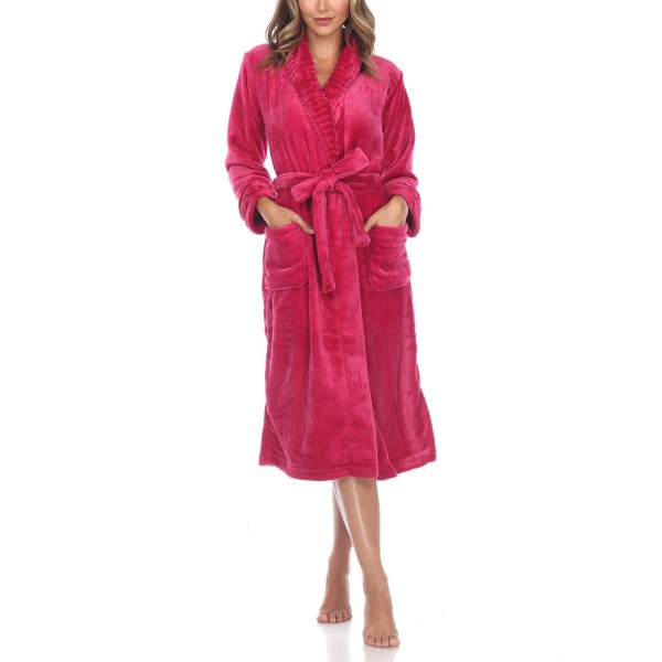 Women's Cozy Loungewear Belted Robe