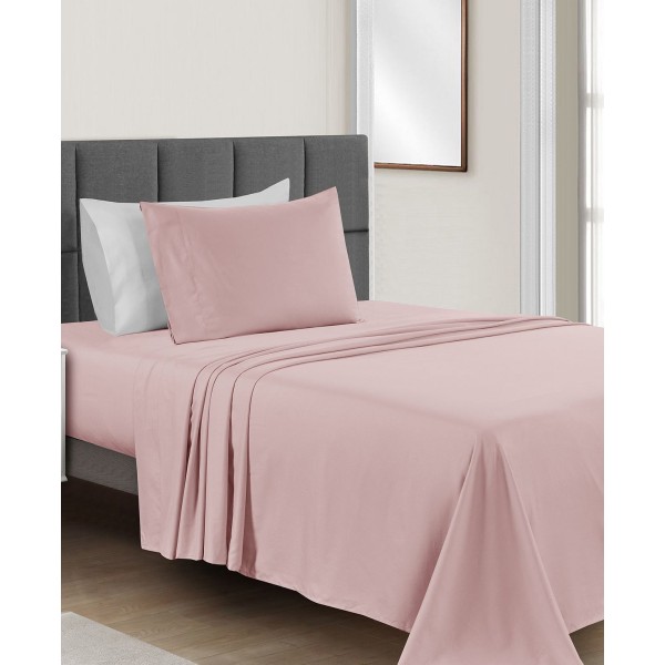 Microfiber Solid 3-Pc. Sheet Set, Twin