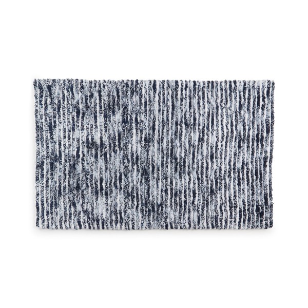 Textured Stripe Bath Rug, 22