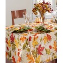 Leaves Fall Printed Tablecloth, 60