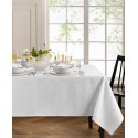 Continental Solid Texture Water and Stain Resistant Tablecloth, 52