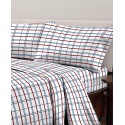 Printed Microfiber 3 Pc. Sheet Set, Twin