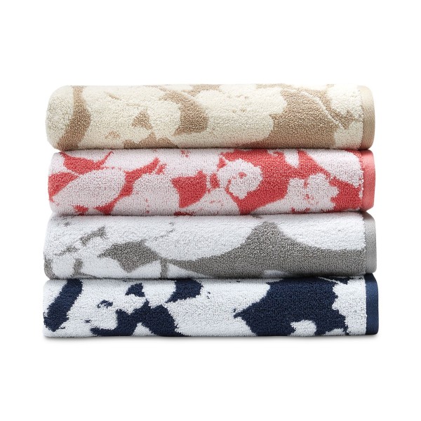 Floral Antimicrobial Cotton Bath Towel, 30