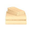 Twin XL 4PC Rayon from Bamboo Solid Performance Sheet Set