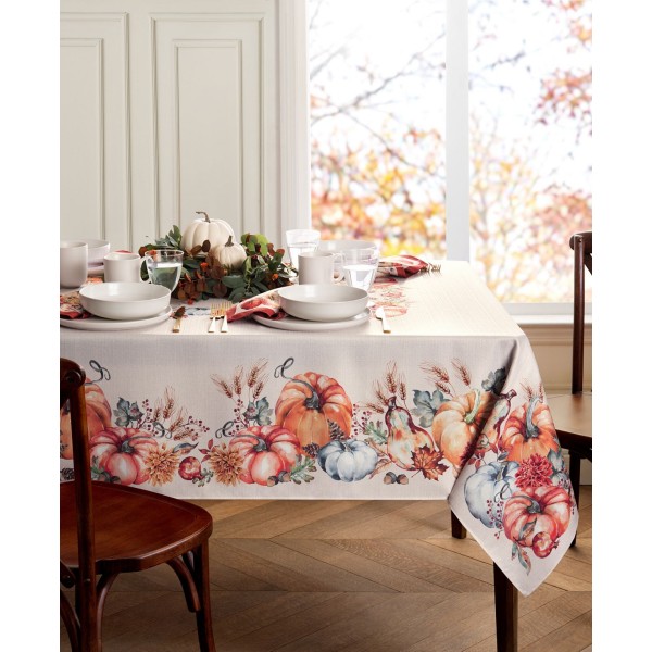 Botanical Harvest Pumpkin Table Linens Collection