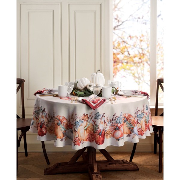 Botanical Harvest Pumpkin Table Linens Collection