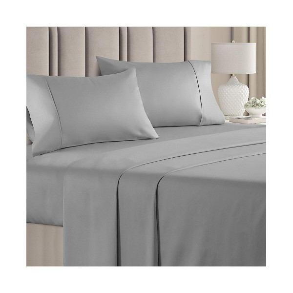 4 Piece 100% Cotton 400 Thread Count Sheet Set -