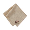 Pinecone Cutwork Fabric Napkins, Set of 4