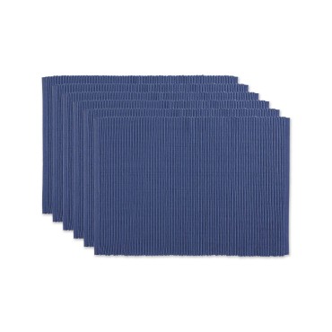 Design Import Ribbed Placemat, Set of 6 Design Import Ribbed...
