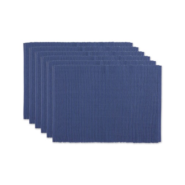 Design Import Ribbed Placemat, Set of 6