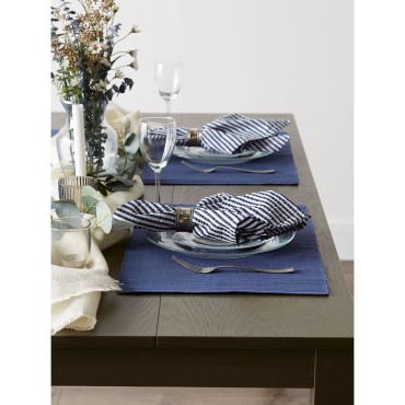Design Import Ribbed Placemat, Set of 6 Design Import Ribbed...