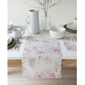 Glistening Poinsettias Metallic Table Runner, 13