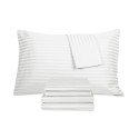 Woven Stripe 1400-Thread Count 6-Pc. Sheet Set,